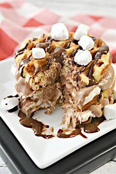 Almond Chocolate Waffle