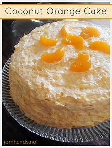 Coconut Cake With Orange
